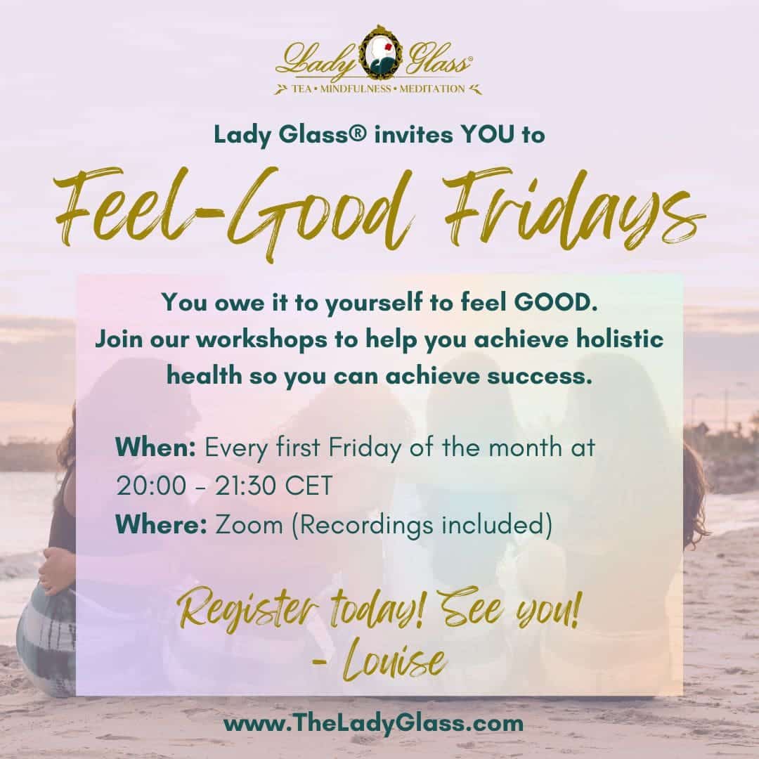 Feel-Good Fridays with Louise Lady Glass mindfulness stress reduction online workshop